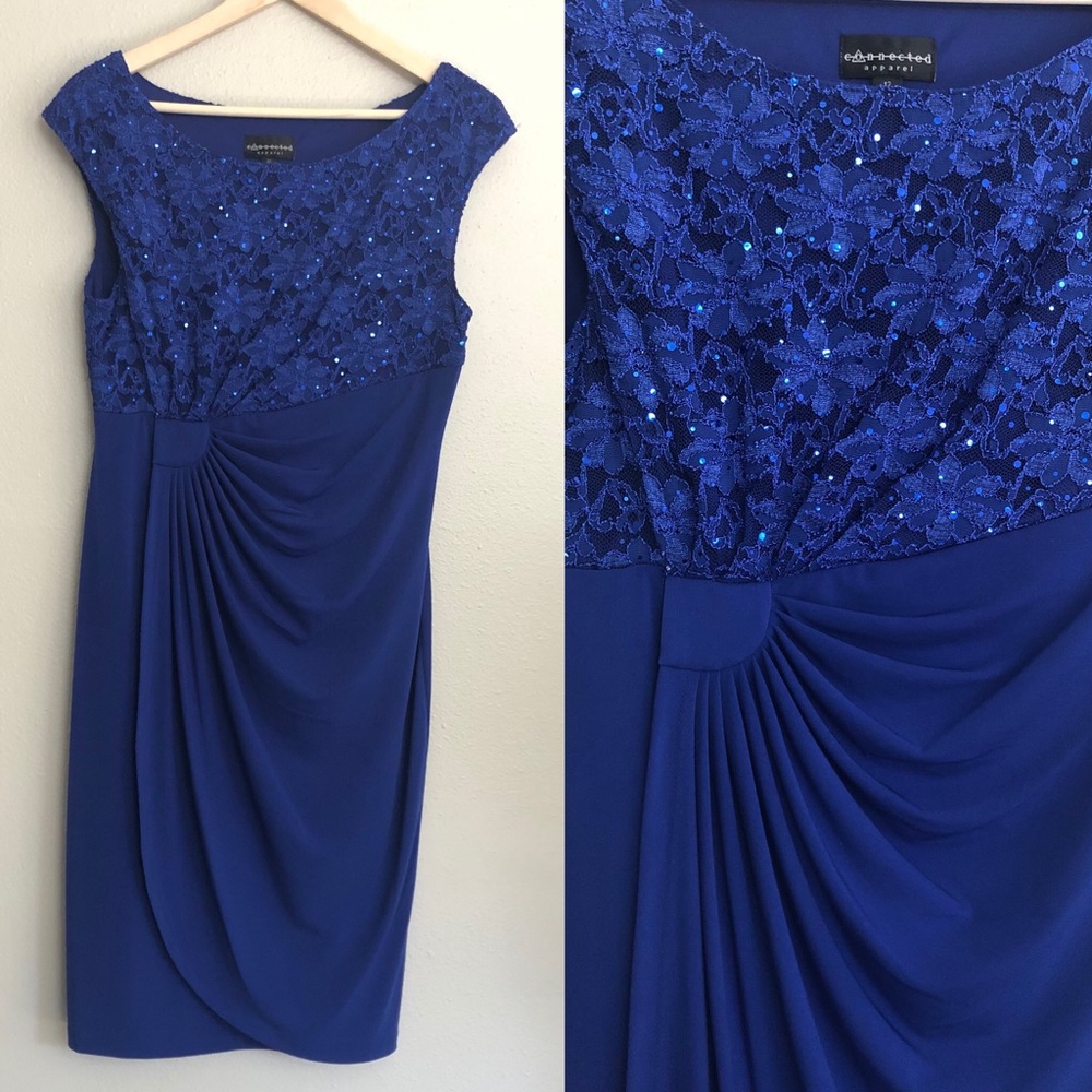 Connected Royal Blue Dress!!
